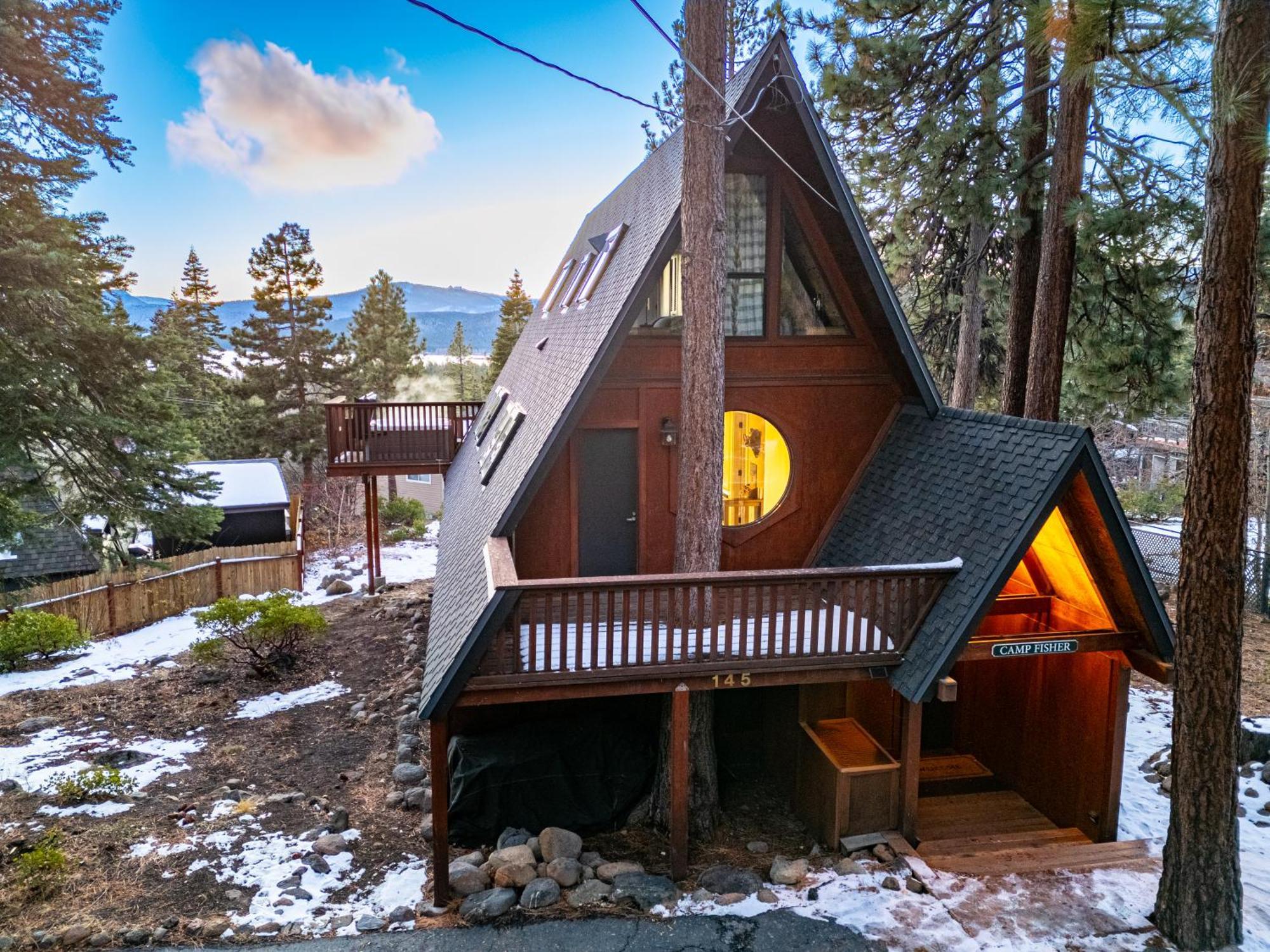 A-Frame Cabin With Hot Tub & Close To Lake Tahoe Tahoe City Zewnętrze zdjęcie