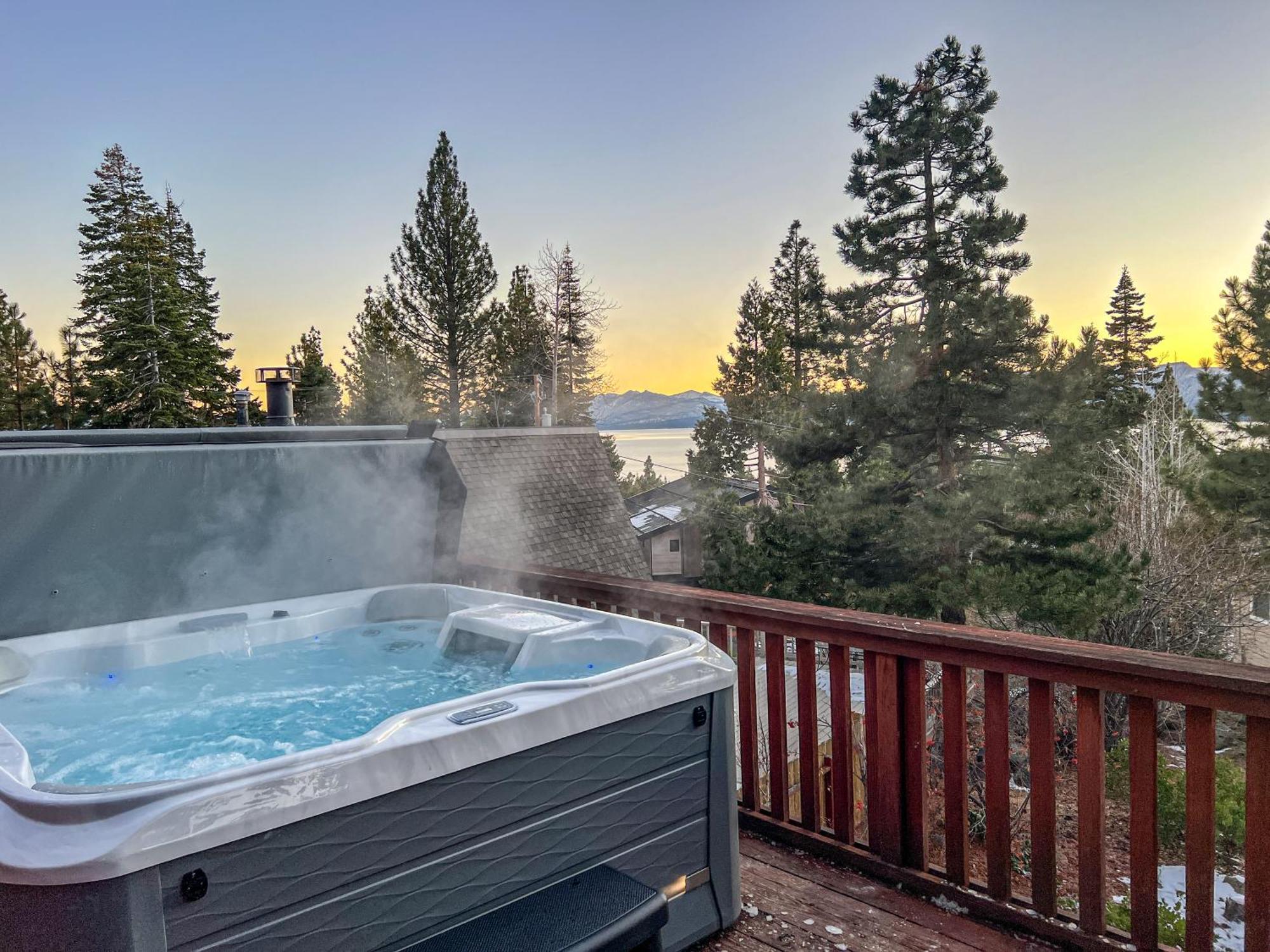 A-Frame Cabin With Hot Tub & Close To Lake Tahoe Tahoe City Zewnętrze zdjęcie
