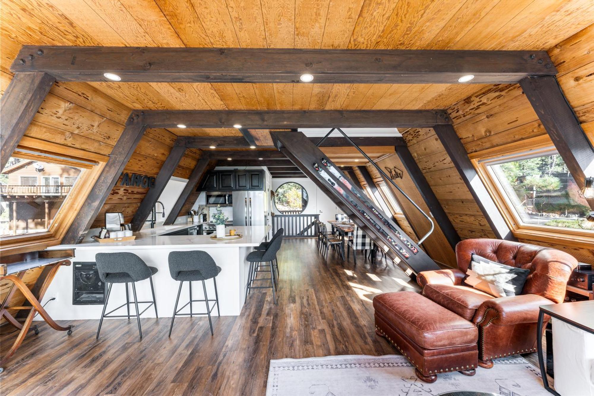 A-Frame Cabin With Hot Tub & Close To Lake Tahoe Tahoe City Zewnętrze zdjęcie