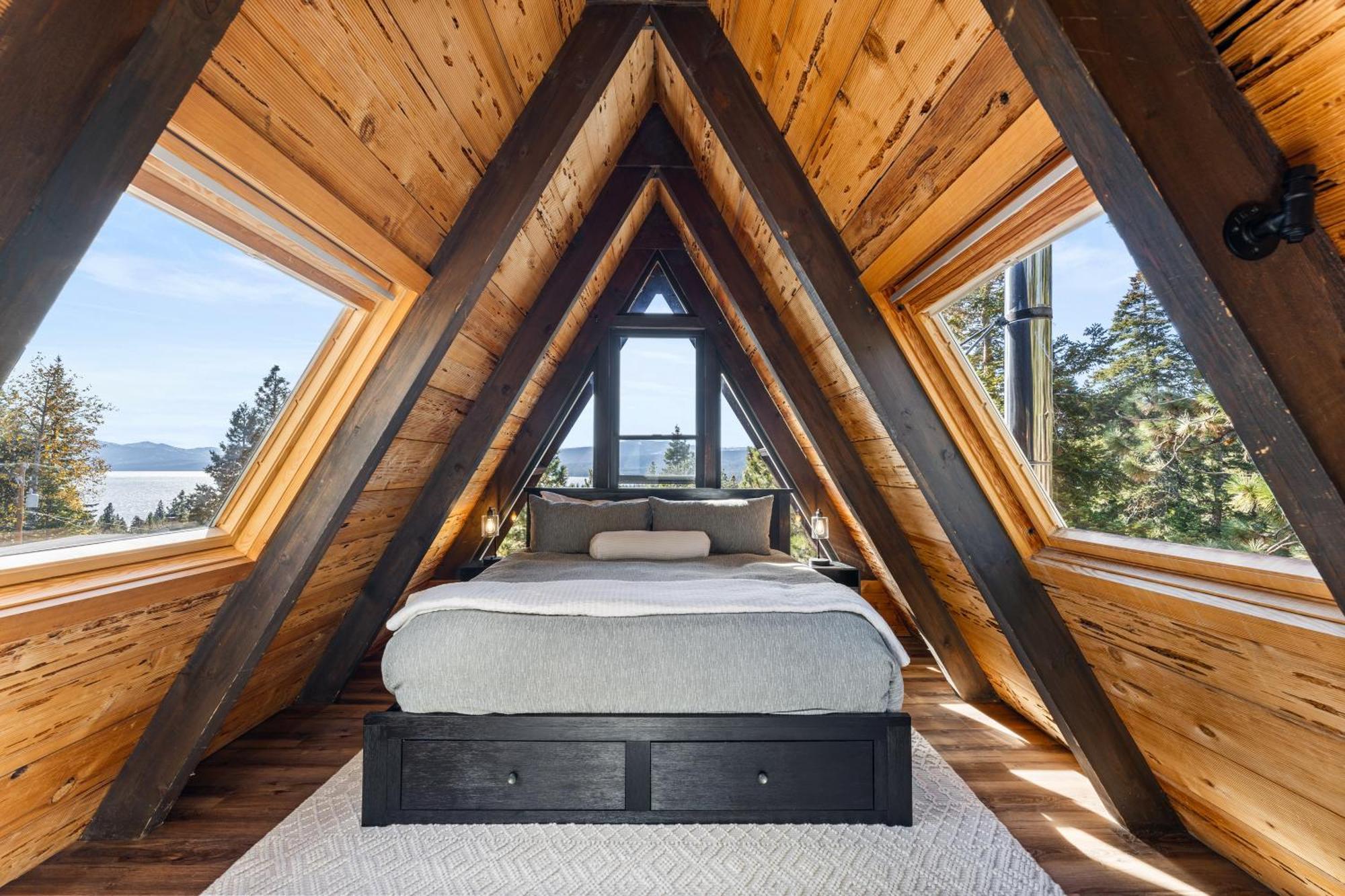 A-Frame Cabin With Hot Tub & Close To Lake Tahoe Tahoe City Zewnętrze zdjęcie