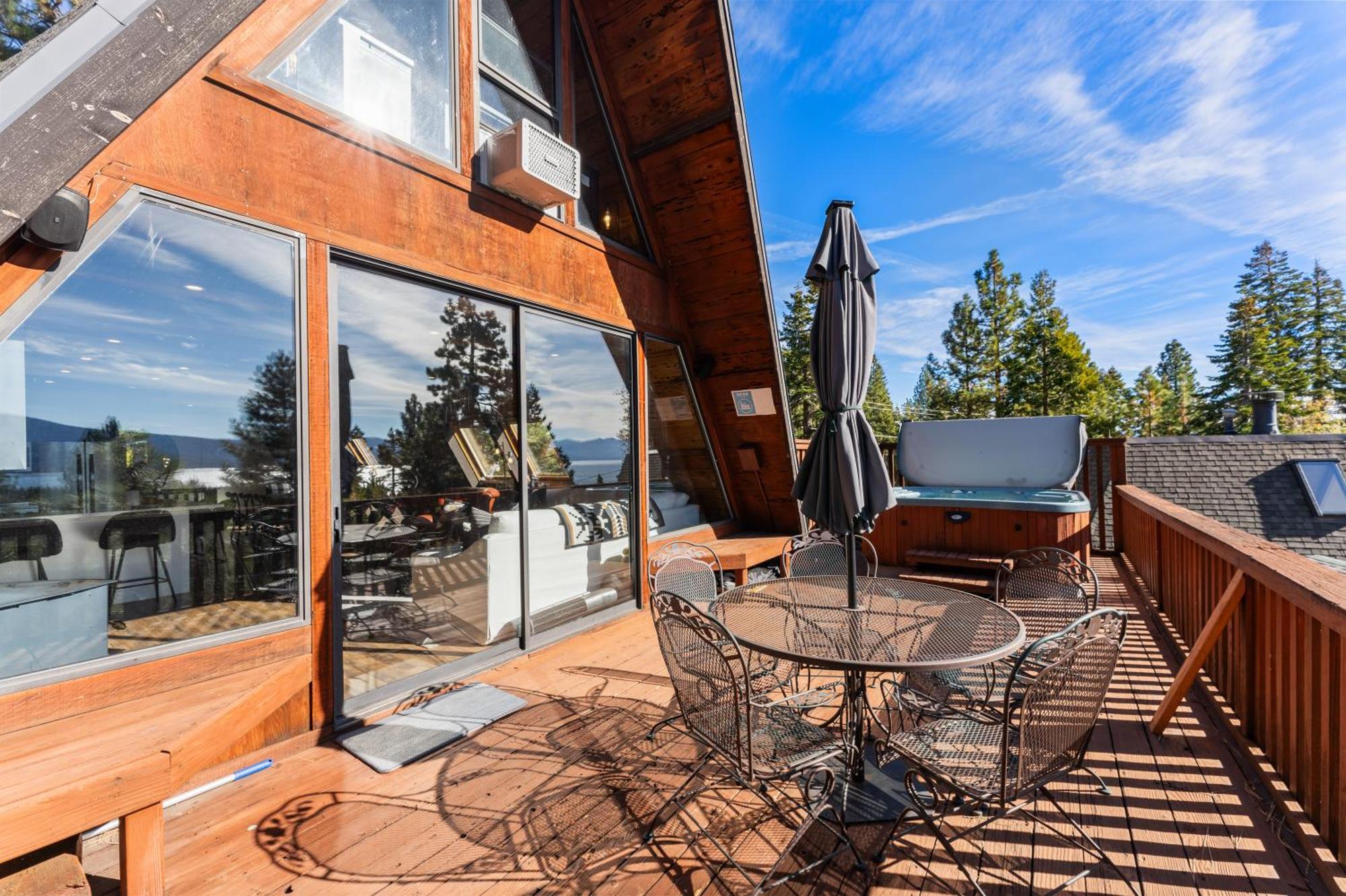 A-Frame Cabin With Hot Tub & Close To Lake Tahoe Tahoe City Zewnętrze zdjęcie