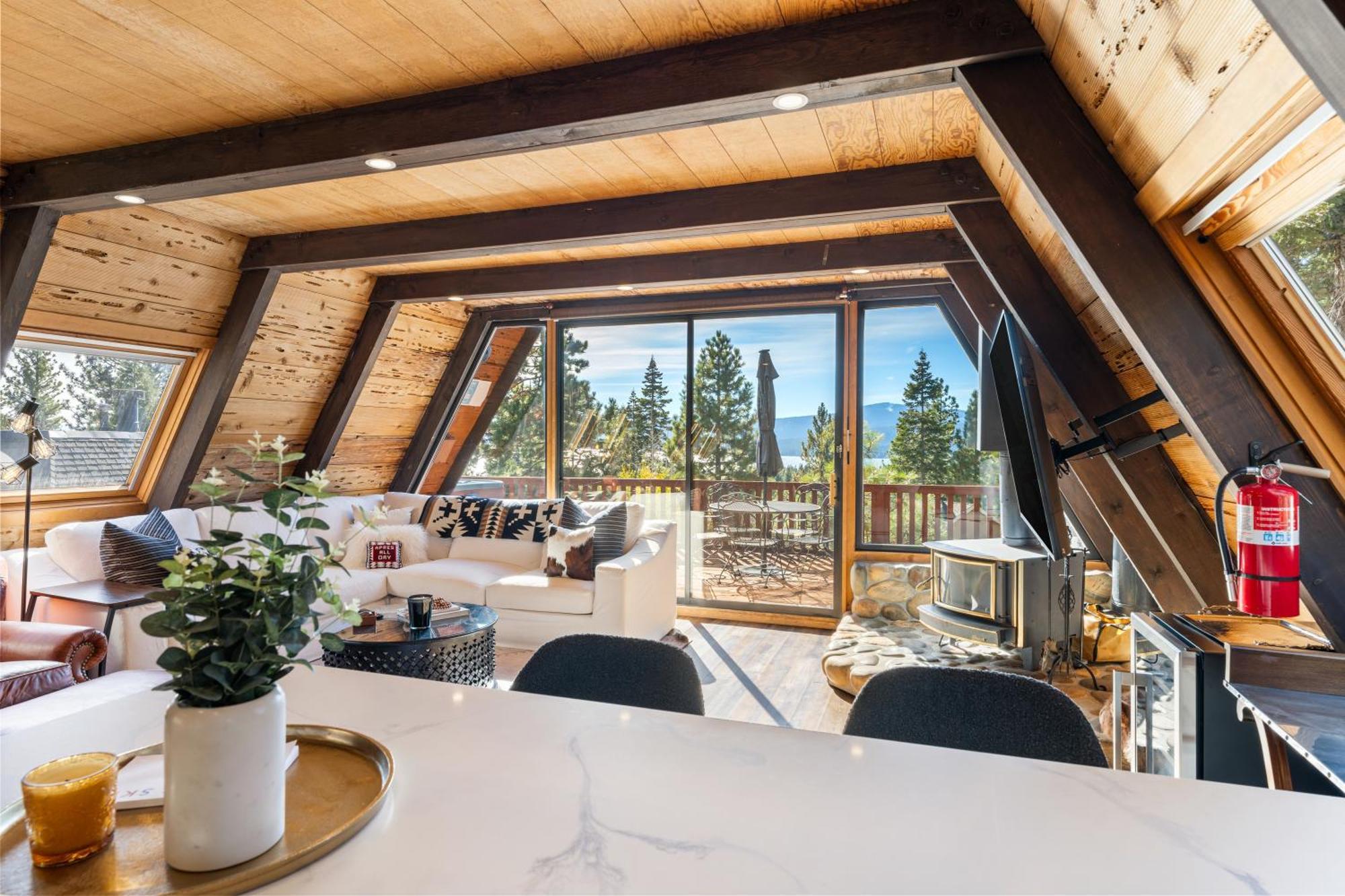 A-Frame Cabin With Hot Tub & Close To Lake Tahoe Tahoe City Zewnętrze zdjęcie